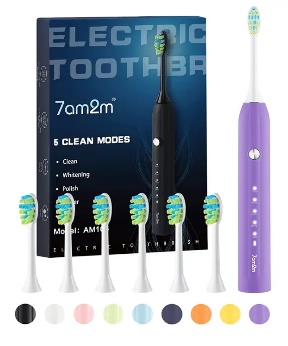 7AM2M Sonic Electric Toothbrush for Adults and Kids