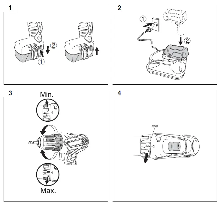 HiKOKI DS 10DAL Cordless Driver Drill 4