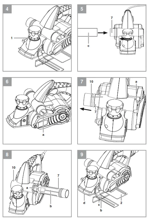 Einhell TE PL 900 Electric Hand Plane - fig 1
