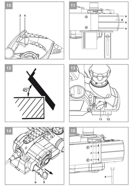 Einhell TE PL 900 Electric Hand Plane - fig 2
