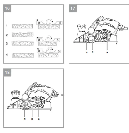 Einhell TE PL 900 Electric Hand Plane - fig 3Einhell TE PL 900 Electric Hand Plane - fig 3