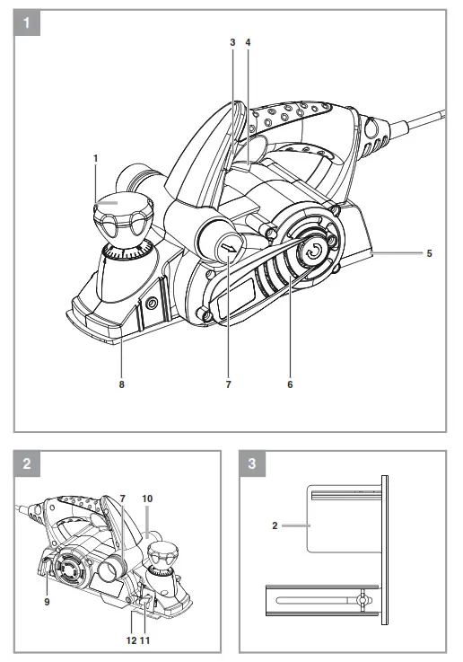 Einhell TE PL 900 Electric Hand Plane - fig