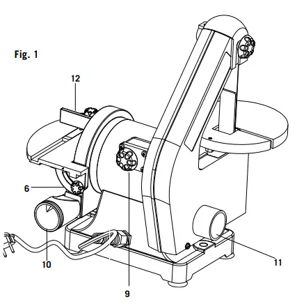 scheppach-Logoscheppach-BTS-700-Electric-Belt-and-Disc-Sander-Fig-14