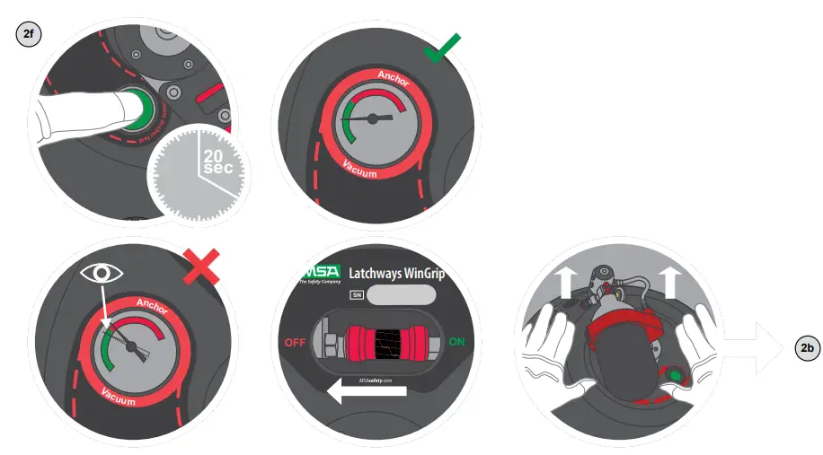 MSASafety WINGRIP-CUSTOM Latchways WinGrip AIO Vacuum Anchor fig 7