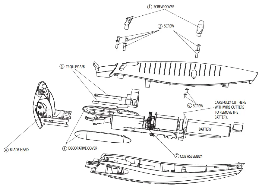BATTERY REMOVAL INSTRUCTIONS