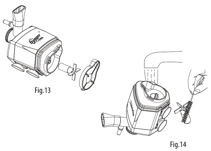 hygger HG-009 Aquarium Internal Power Filter - fig8