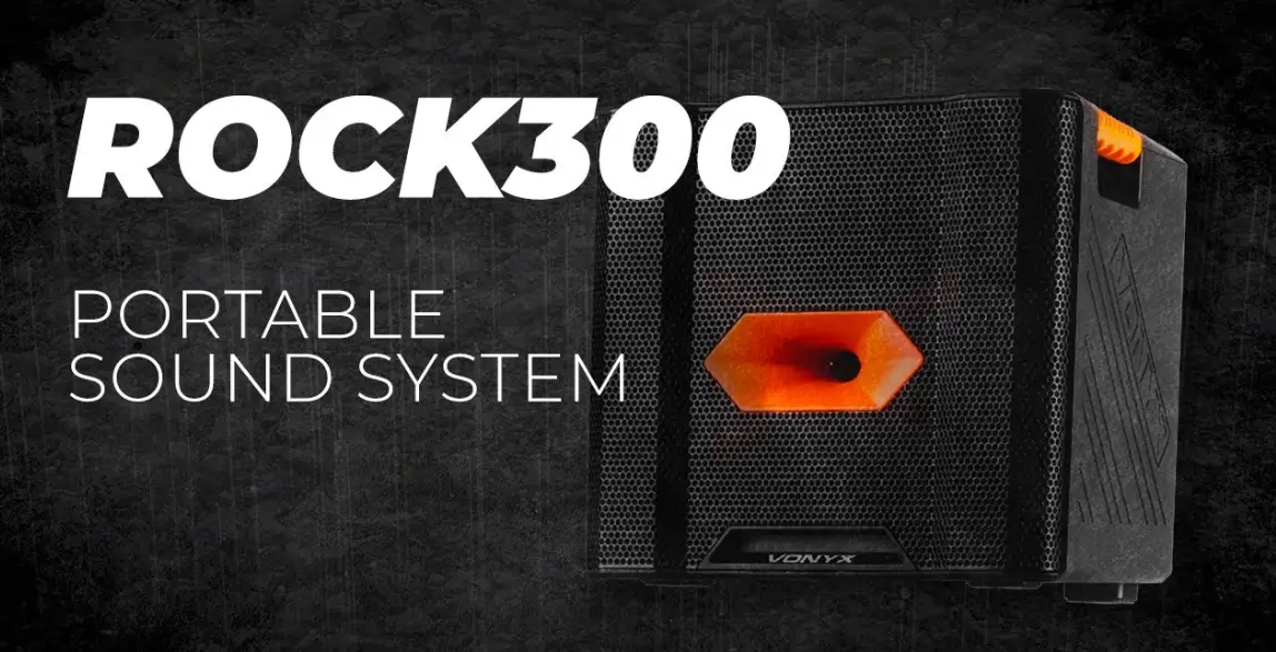 Vonyx Rock300 Portable System Instruction Manual