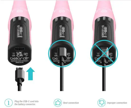 FIG 14 CHARGING YOUR MACHINE