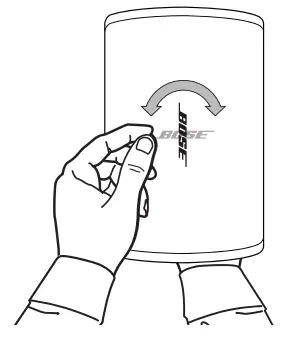BOSE 201BDM5SEB Design Max DM5SE Surface Mount speaker Pair - Adjusting the Logo