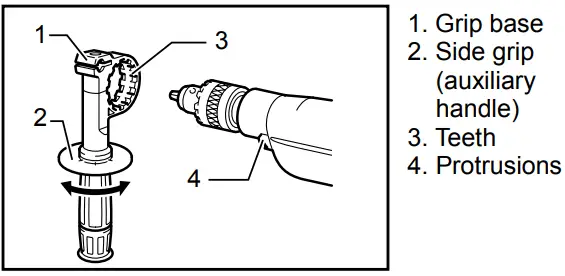 makita HP2050, HP2050F, HP2051F 2 Speed Hammer Drill-fig7