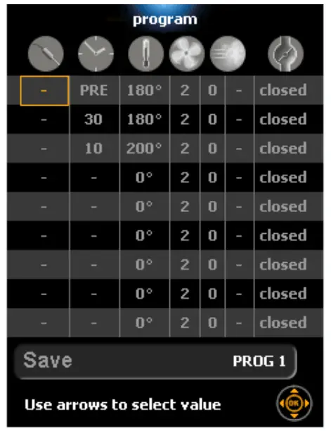 fri-jado Control-i Addendum Control Panel - Fig 18
