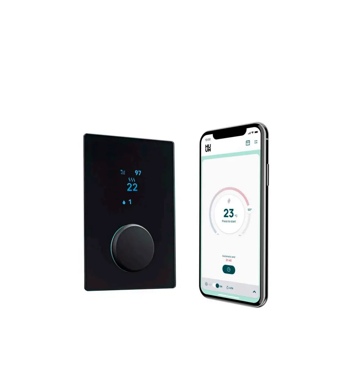 Huum Uku Glass Mirror Control Panel Instruction Manual