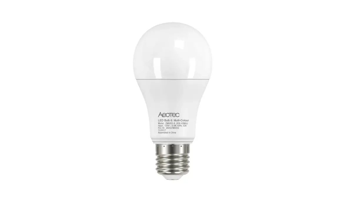 Aeotec Led Bulb 6:multi-colour Zwa002-a Manual