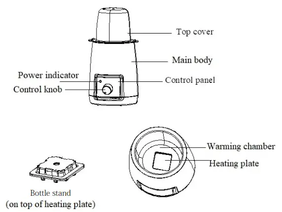 anko 43140169 Bottle Warmer - fig