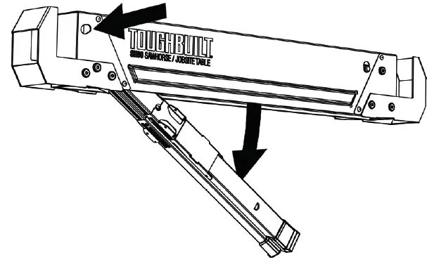TOUGHBUILT SH60 Adjustable Steel Saw Horse-fig-1