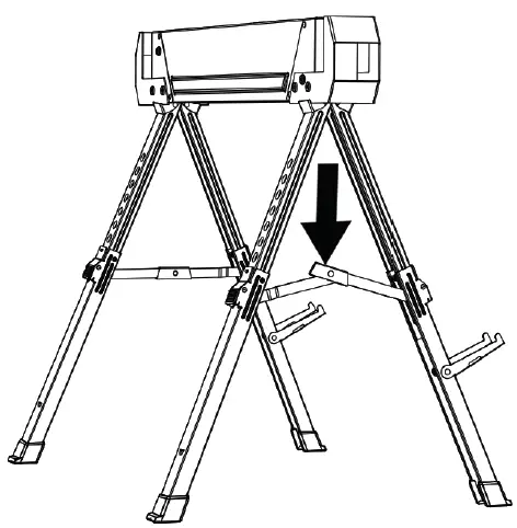TOUGHBUILT SH60 Adjustable Steel Saw Horse-fig-3