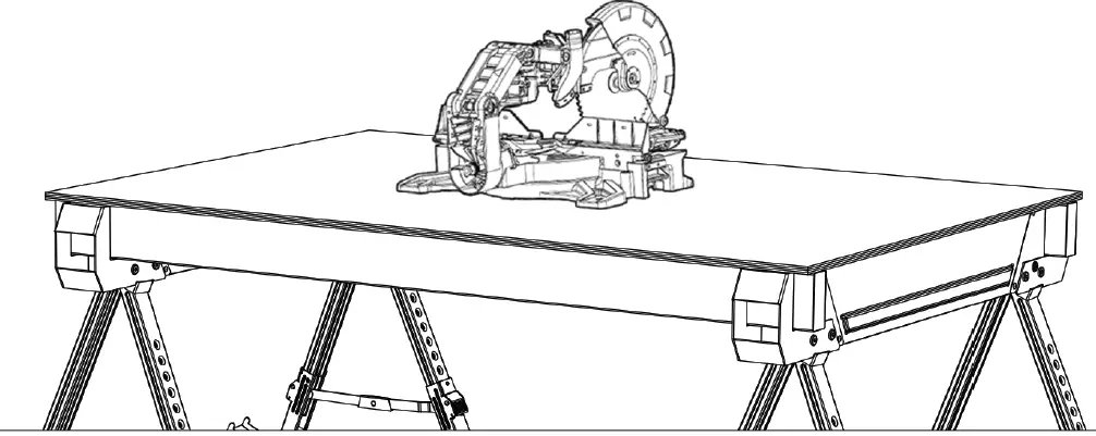 TOUGHBUILT SH60 Adjustable Steel Saw Horse-fig-7