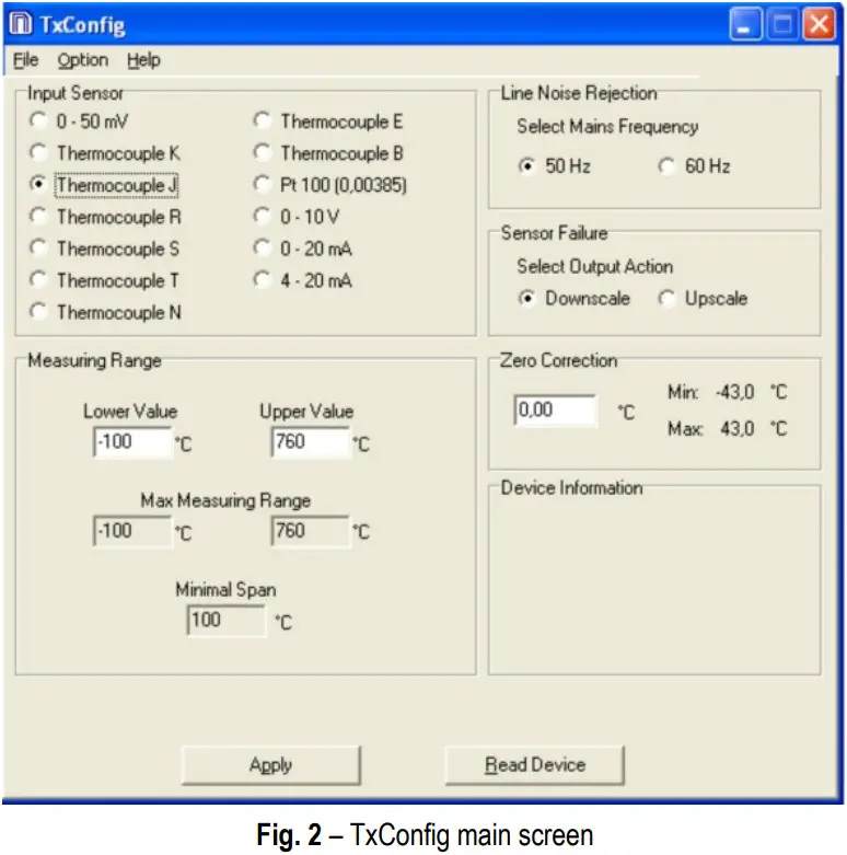 NOVUS TxIsoRail 4 20 mA Isolated Temperature Transmitter - fig 1