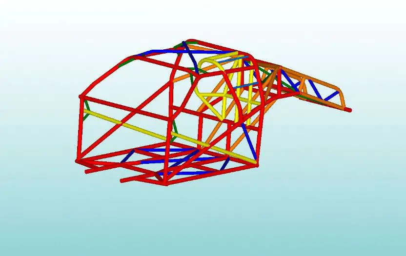 MOORE-RACE-CHASSIS -FABRICATION-MRC8100N-MRC-Foxbody-Pre-Notched-8-50-Cage-Kit-PRODUCT
