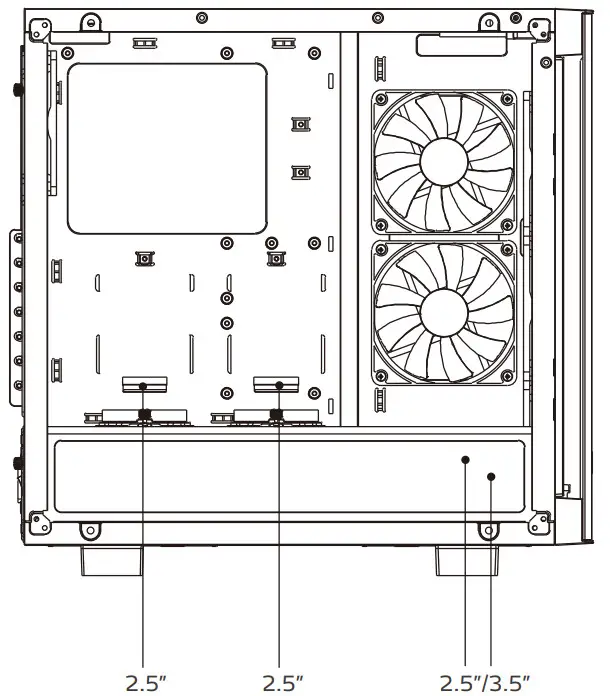 XPG INVADER Mid-Tower Gaming Case - Figure 8