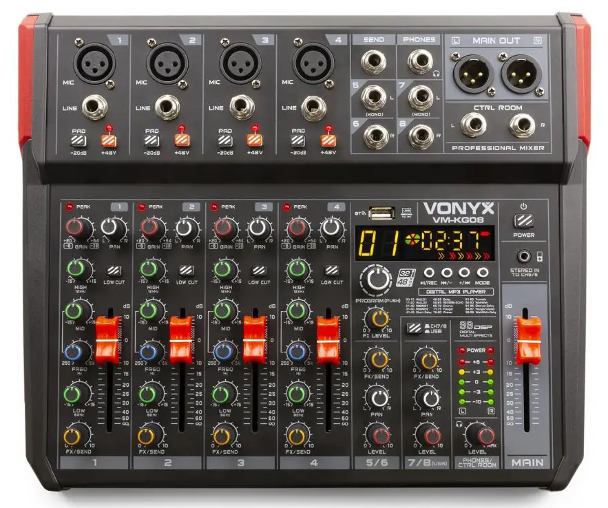VONYX 172.594 VM-KG Series Music Mixer