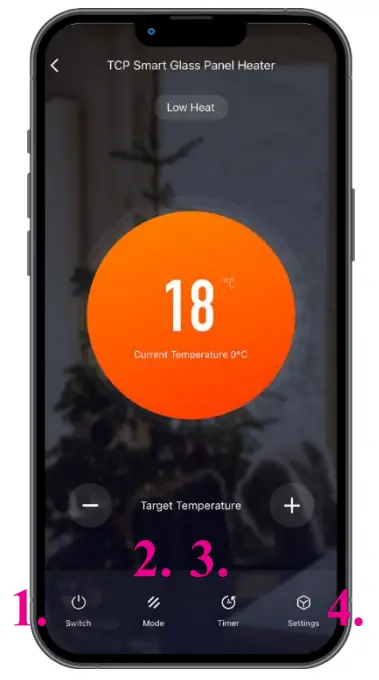 TCP Smart POWER Ip24 Electronic Series Glass Panel Heaters - fig 7