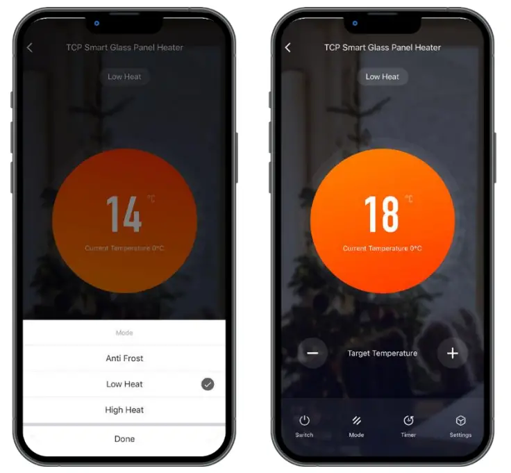 TCP Smart POWER Ip24 Electronic Series Glass Panel Heaters - fig 9
