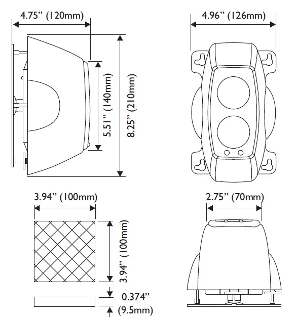 fireray 50 - 100RU Reflective Optical Beam Smoke Detector 2