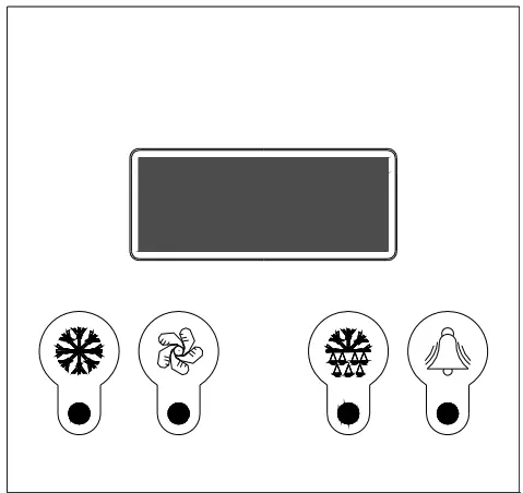 Diamond HP50M 1M Split Refrigeration Unit - Control panel description