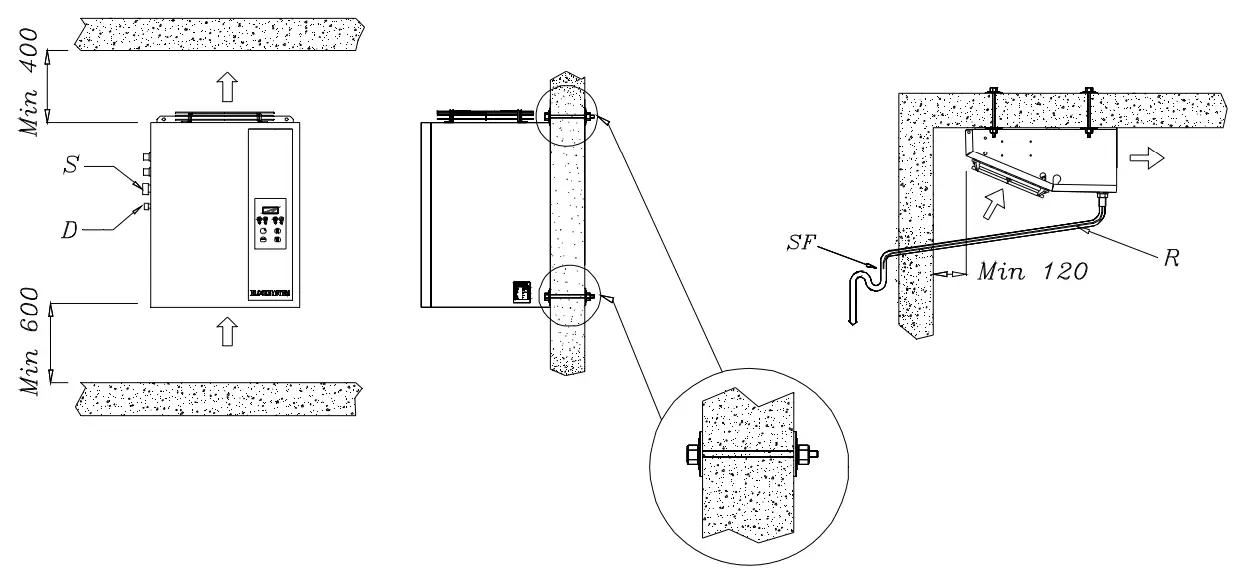 Diamond HP50M 1M Split Refrigeration Unit - Suction pipe