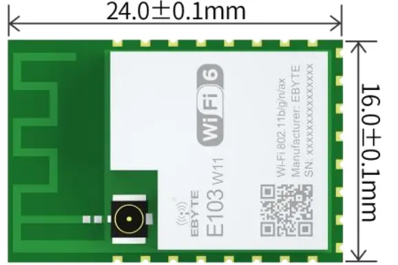 EBYTE-E103-W11-WiFi-6+BLE-5.1-Serial-to-WiFi-Module-FIG-1