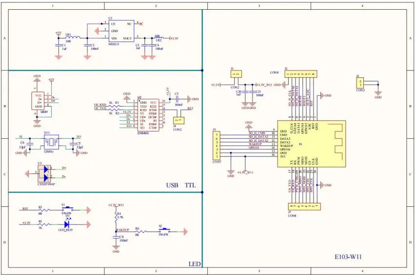 EBYTE-E103-W11-WiFi-6+BLE-5.1-Serial-to-WiFi-Module-FIG-3