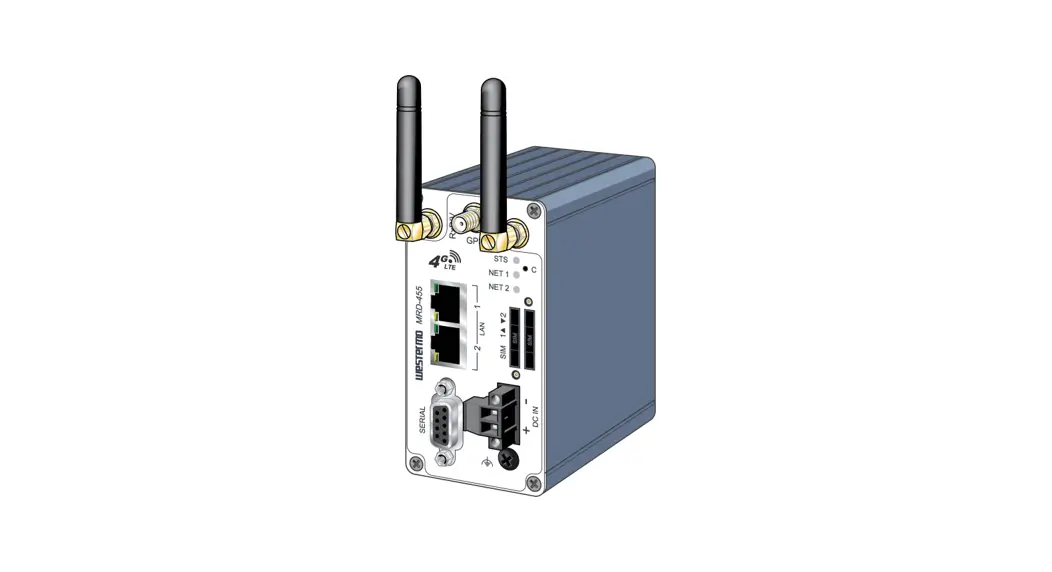 Westermo Mrd-455-na Industrial Cellular Router User Guide