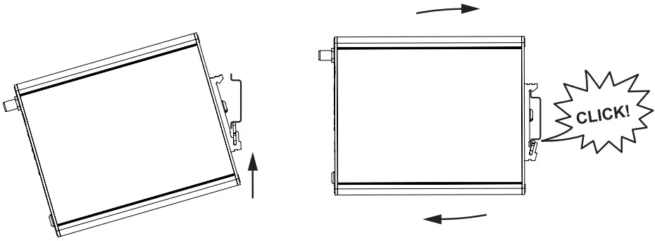 westermo MRD-455-NA Industrial Cellular Router - Mounting