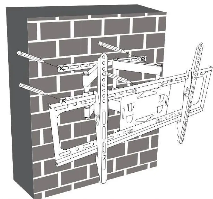 gembird-WM-65RT-03-Tv-Wall-Mount-Rotation-Tilt-32-Inch-65-Inch-40-KG-FIG-4