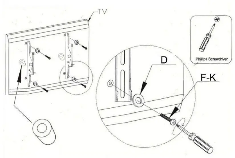 gembird-WM-65RT-03-Tv-Wall-Mount-Rotation-Tilt-32-Inch-65-Inch-40-KG-FIG-8