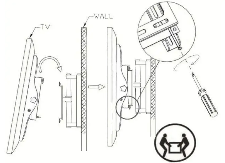 gembird-WM-65RT-03-Tv-Wall-Mount-Rotation-Tilt-32-Inch-65-Inch-40-KG-FIG-9