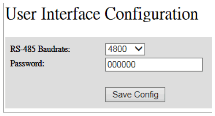 COTEK SN-1 PLUS Inverter Supply - UI Config