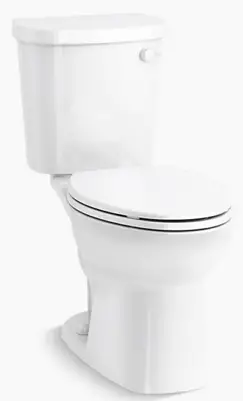 KOHLER 402321 Windham Two-Piece Elongated 1.28 gpf Toilet -