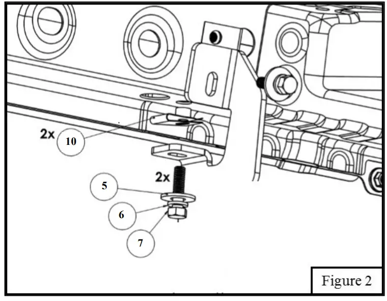 TRAILFX DHS001B Drop Down Step Bars - INSTALLATION PROCEDURE 2