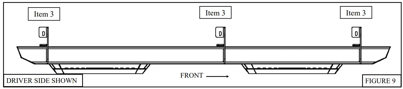 TRAILFX DHS001B Drop Down Step Bars - INSTALLATION PROCEDURE 4