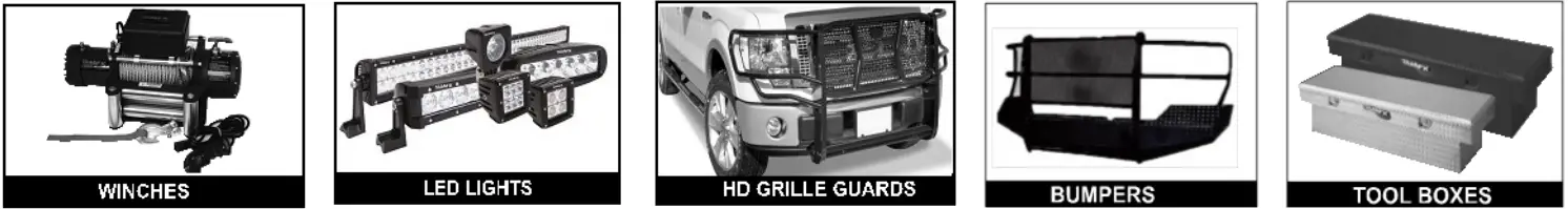 TRAILFX DHS001B Drop Down Step Bars - TrailFX Products