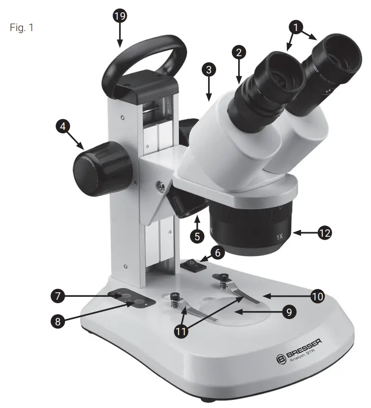 BRESSER 5803800 Analyth STR 10x - 40x Stereo Microscope - overview1