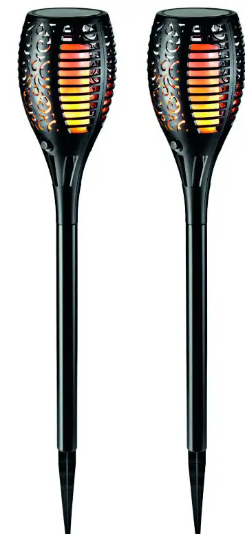 CINOTON Solar Powered 64688 Torch 2 Pack