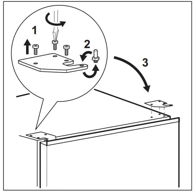 Electrolux LTB1AF28U0 Fridge-Freezer Freestanding- Door reversibility 2