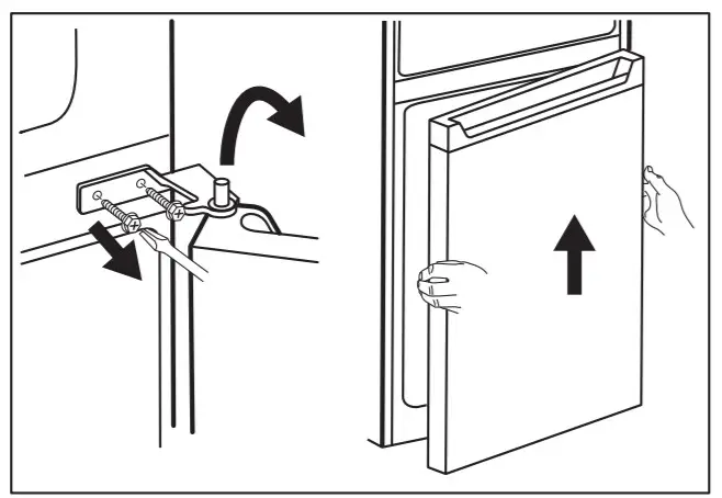 Electrolux LTB1AF28U0 Fridge-Freezer Freestanding-Door reversibility 7