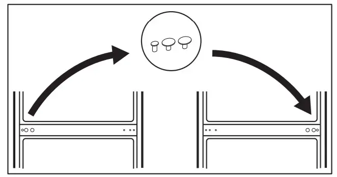 Electrolux LTB1AF28U0 Fridge-Freezer Freestanding-Door reversibility