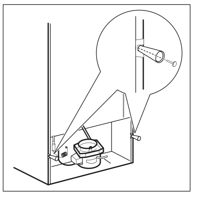 Electrolux LTB1AF28U0 Fridge-Freezer Freestanding- Rear spacers