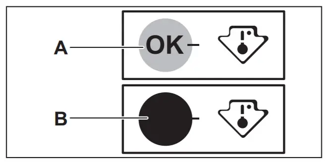 Electrolux LTB1AF28U0 Fridge-Freezer Freestanding-Temperature indicator