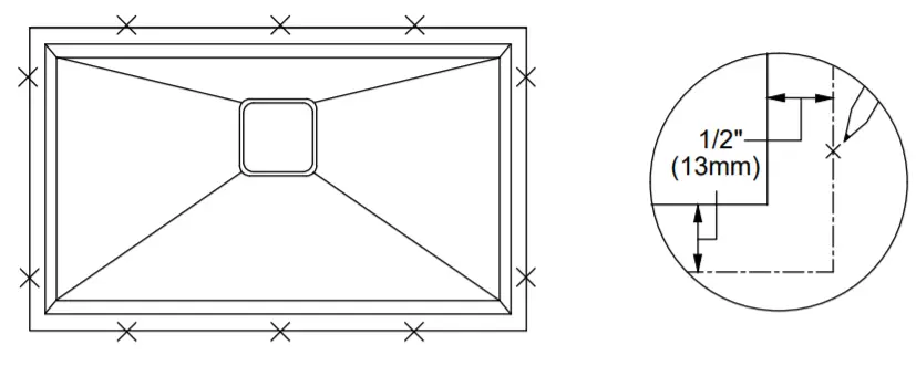Kraus KHU15 Pax Zero-Radius Handmade Stainless Steel -figure 14